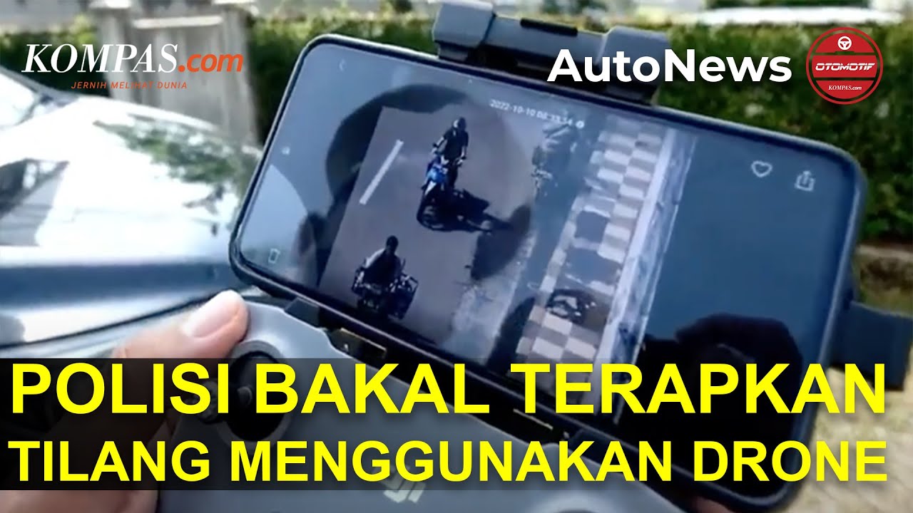Siap-siap, Polisi Bakal Terapkan Tilang Pakai Drone