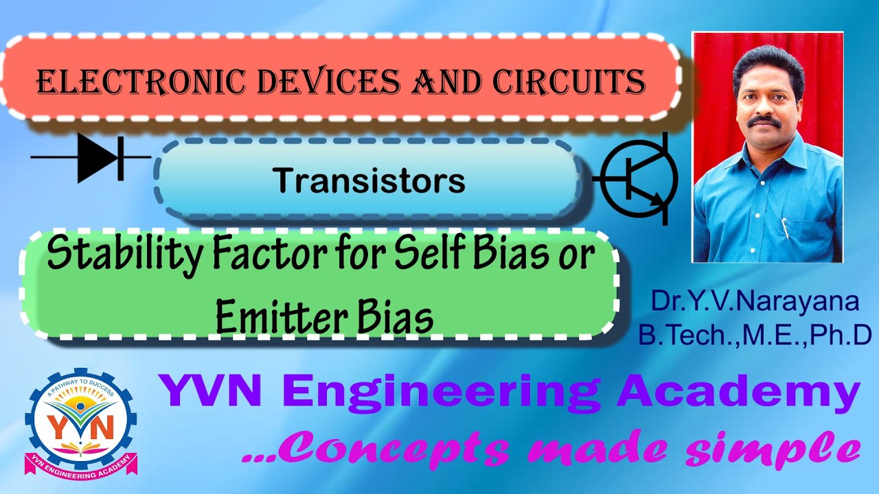 Stability Factor for Self Bias or Emitter Bias