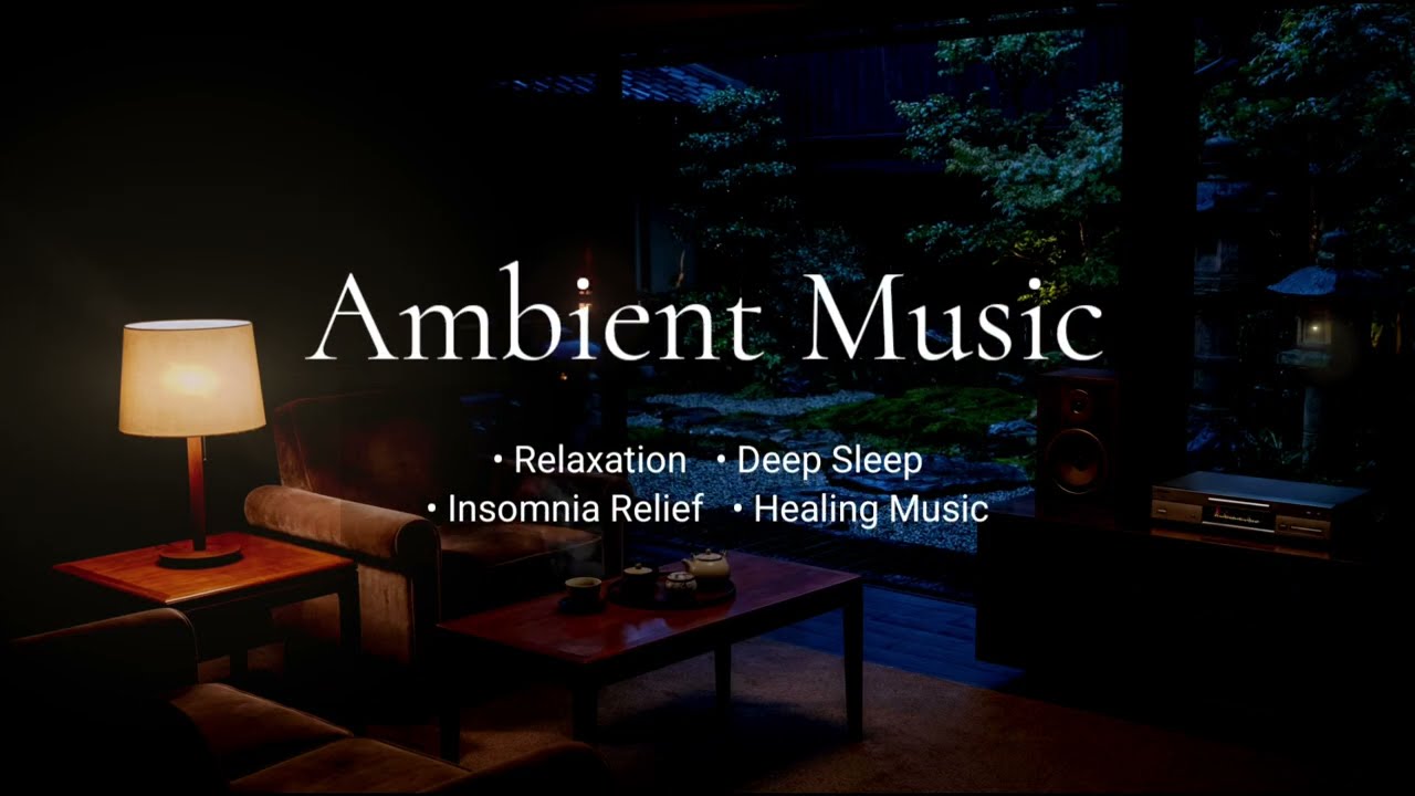 Dark night Ambient Music for Deep Sleep, Relaxation, and fokus