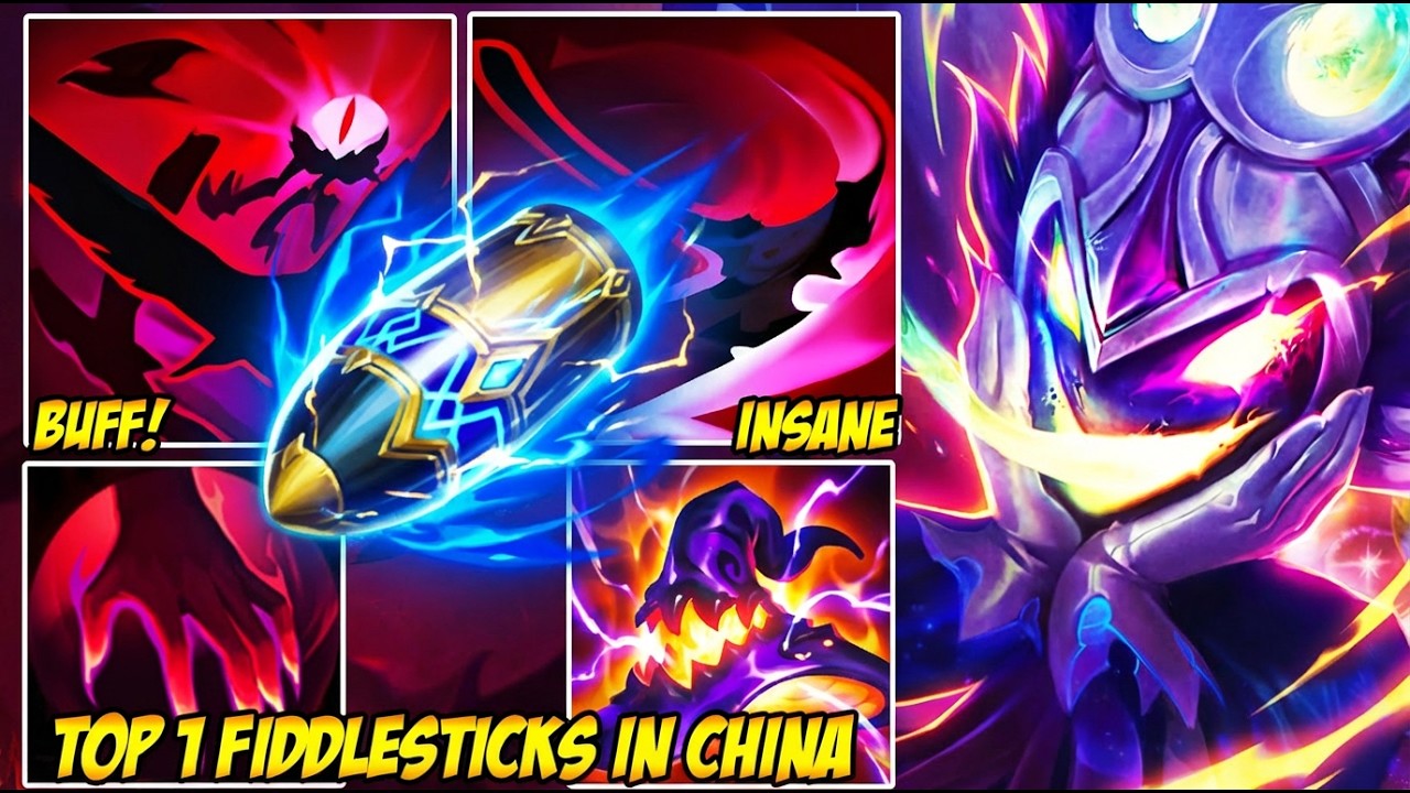 WILD RIFT CHINA TOP 1 FIDDLESTICKS - BUFFED Fiddlesticks is UNFAIR Now