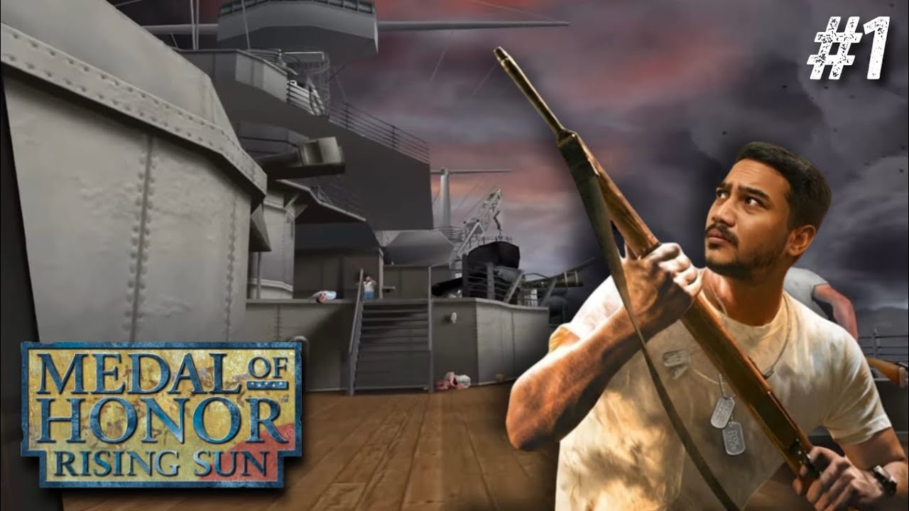 NOSTALGIA PS2 GAME PERANG YANG SANGAT CHAOS - MEDAL OF HONOR RISING SUN