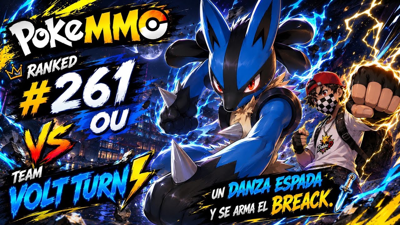 PokeMMO - Ranked PVP #261 OU VS Team Volt Turn ⚡️⚡️