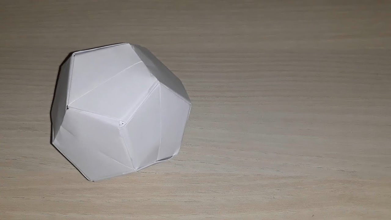 Origami Dodecahedron