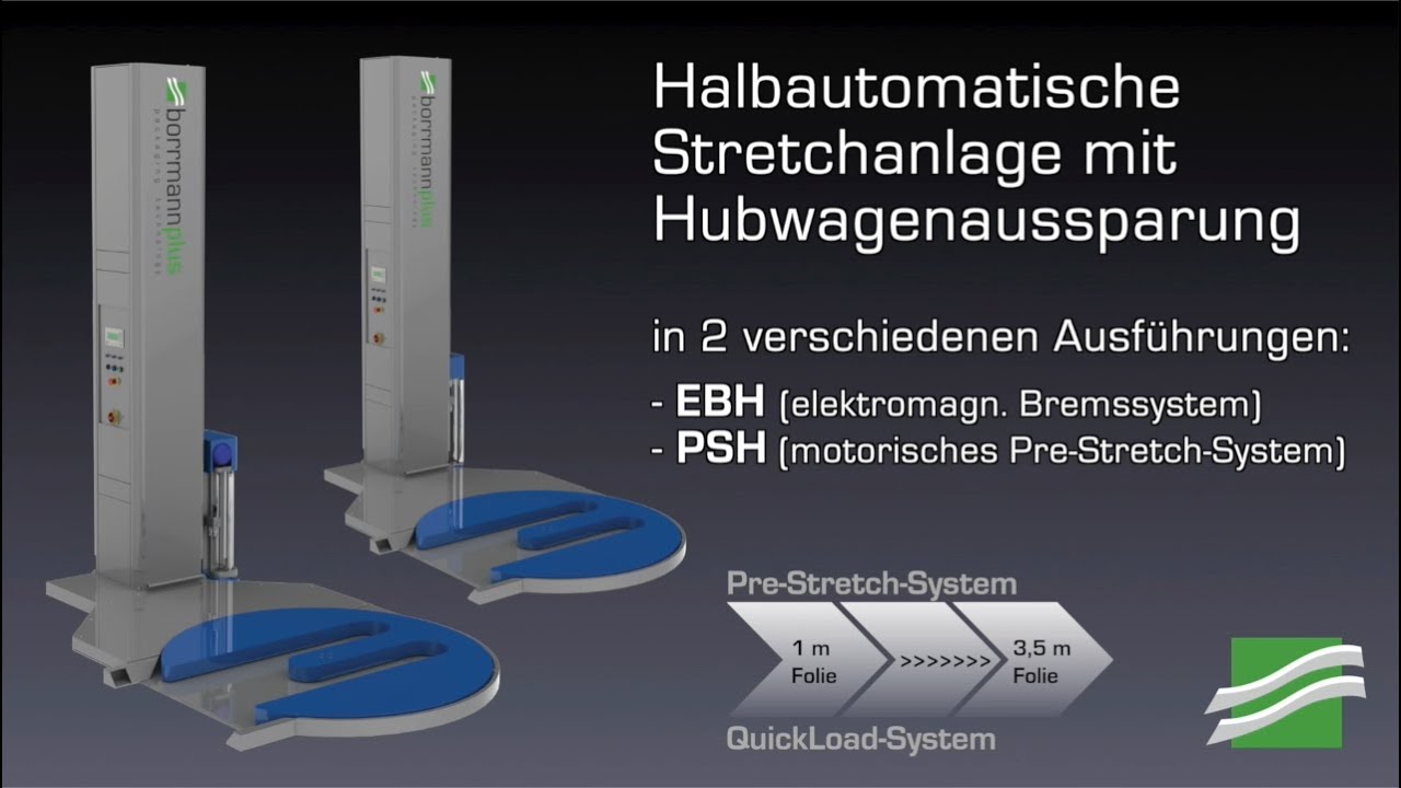 Palettenwickler / Stretchanlage PSH | borrmannplus verpackungen