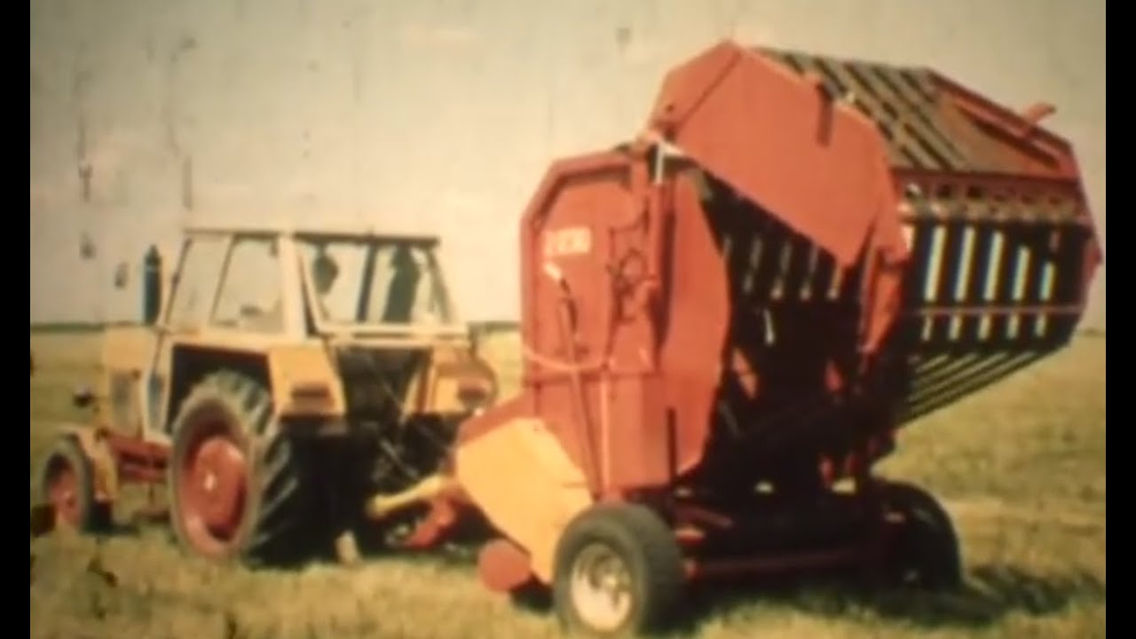 ZBI&Oacute;R SŁOMY I SIANA PRASĄ ZWIJAJĄCĄ cz 1