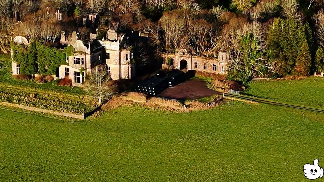 Abandoned Places.  Poltalloch house & St  Columba's. Scotland