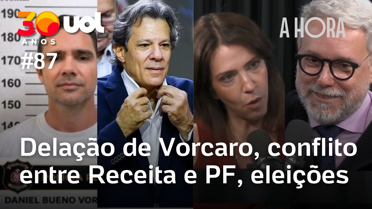 Possível delação de Vorcaro, PF x Receita, eleição em SP e + | A Hora com Toledo e Bilenky