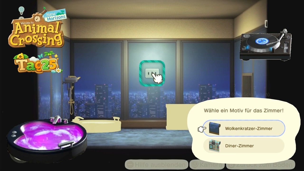 Wolkenkratzer Zimmer designen! | Animal Crossing New Horizons