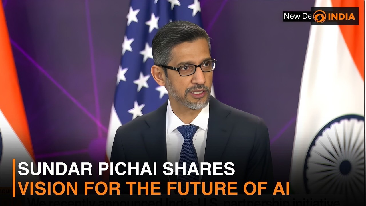 Google CEO Sundar Pichai shares vision for the future of AI