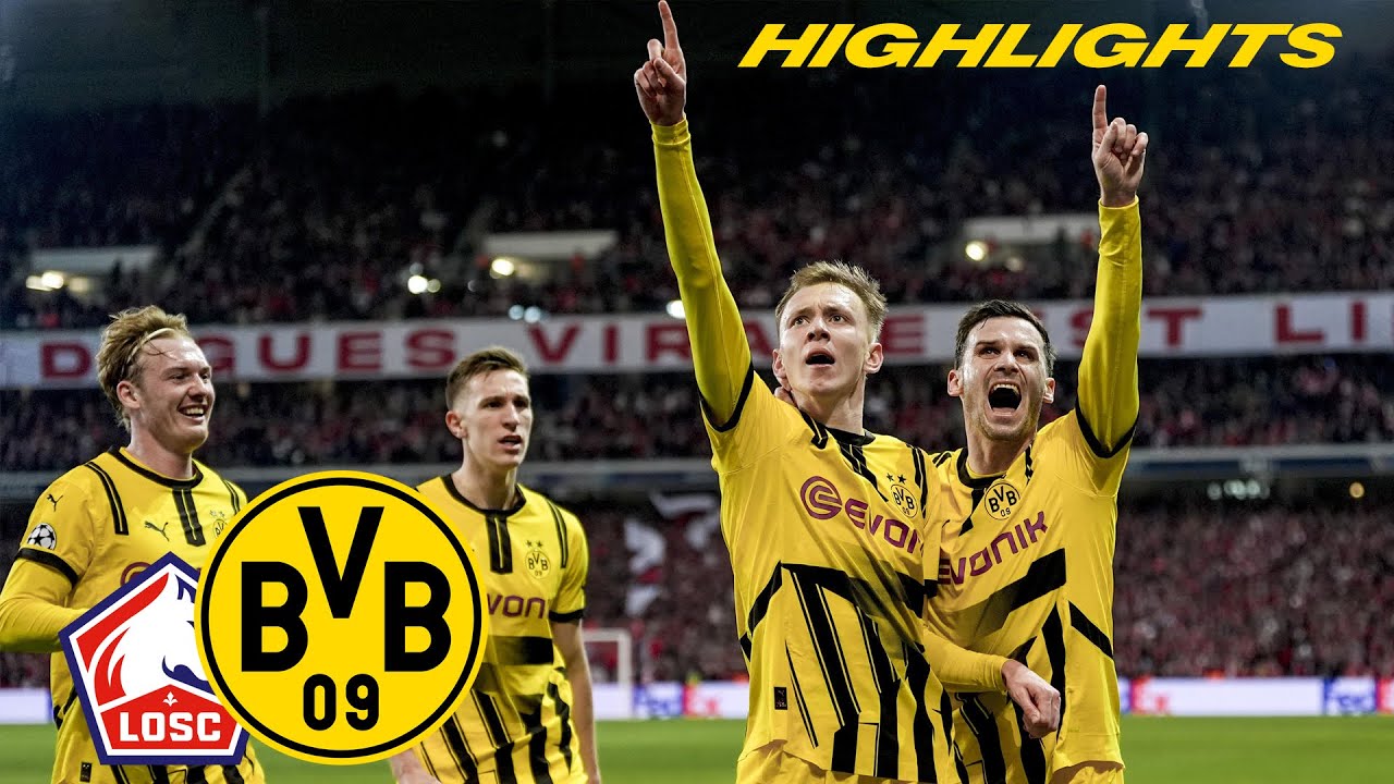 Beier & Can get us into the quarter-finals! | OSC Lille - BVB 1:2 | Highlights