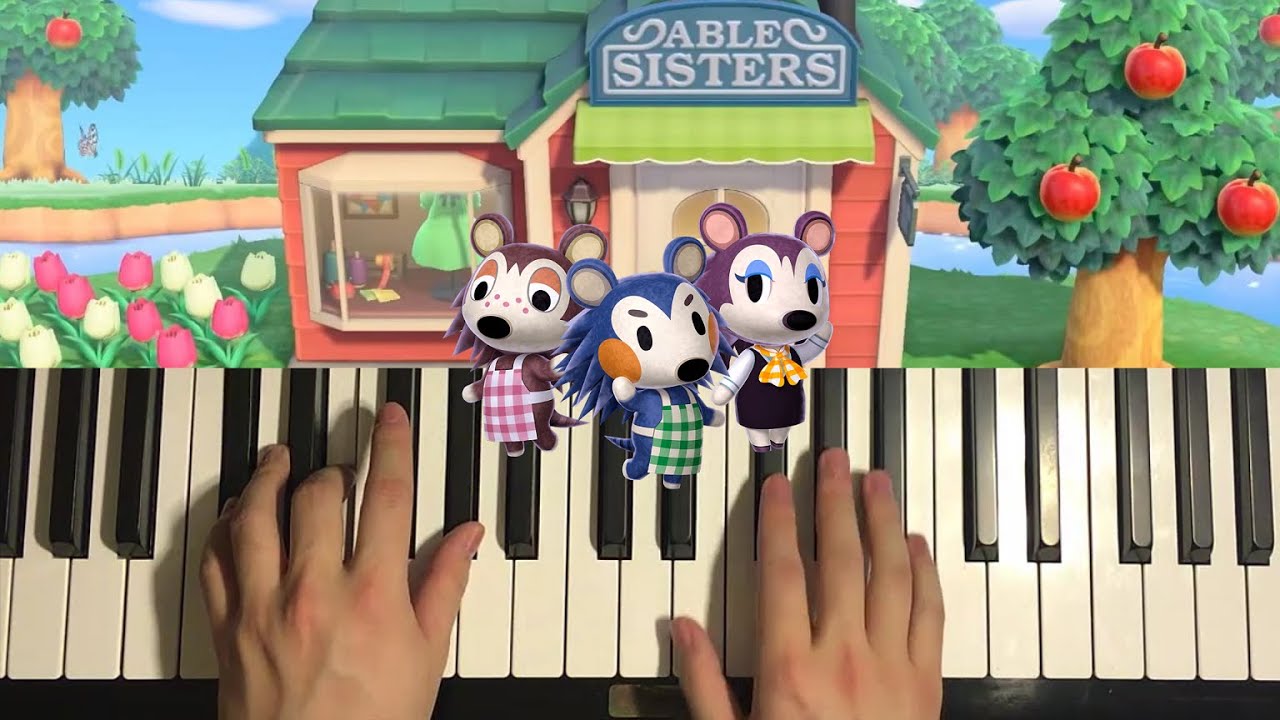 Animal Crossing - Able Sisters (Piano Tutorial Lesson)