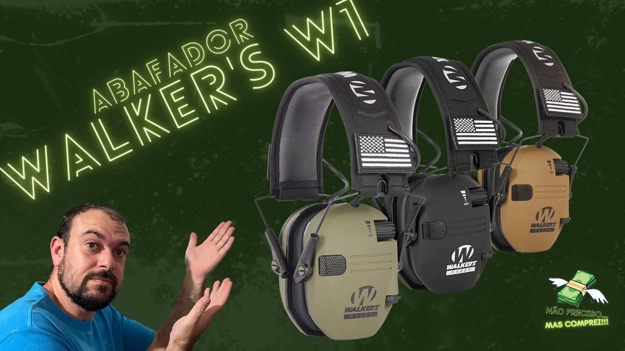 ABAFADOR ELETRÔNICO WALKER'S RAZOR W1