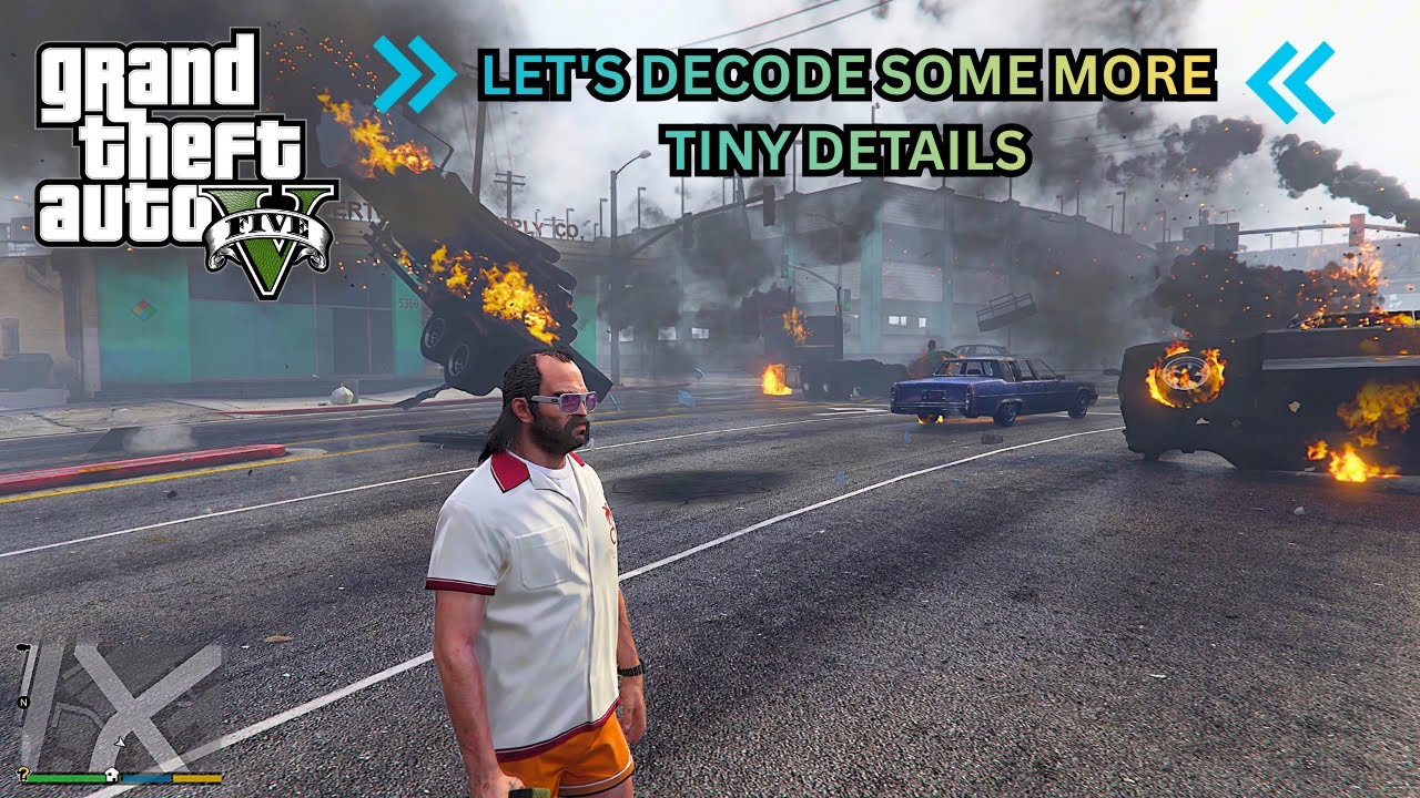 GTA 5| Let's decode some Tiny details and facts episode 1 - gameplay walkthrough 4k pc(60fps)