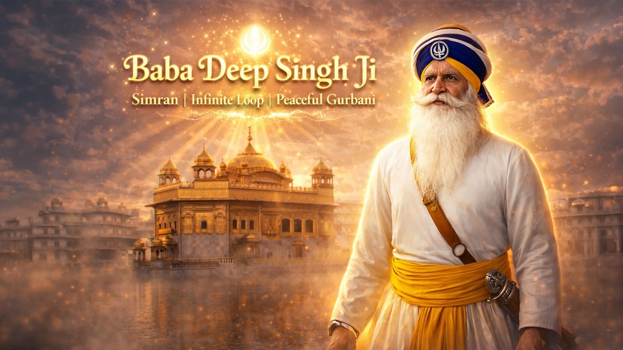 Baba Deep Singh Ji Simran | Infinite Loop | Peaceful Gurbani
