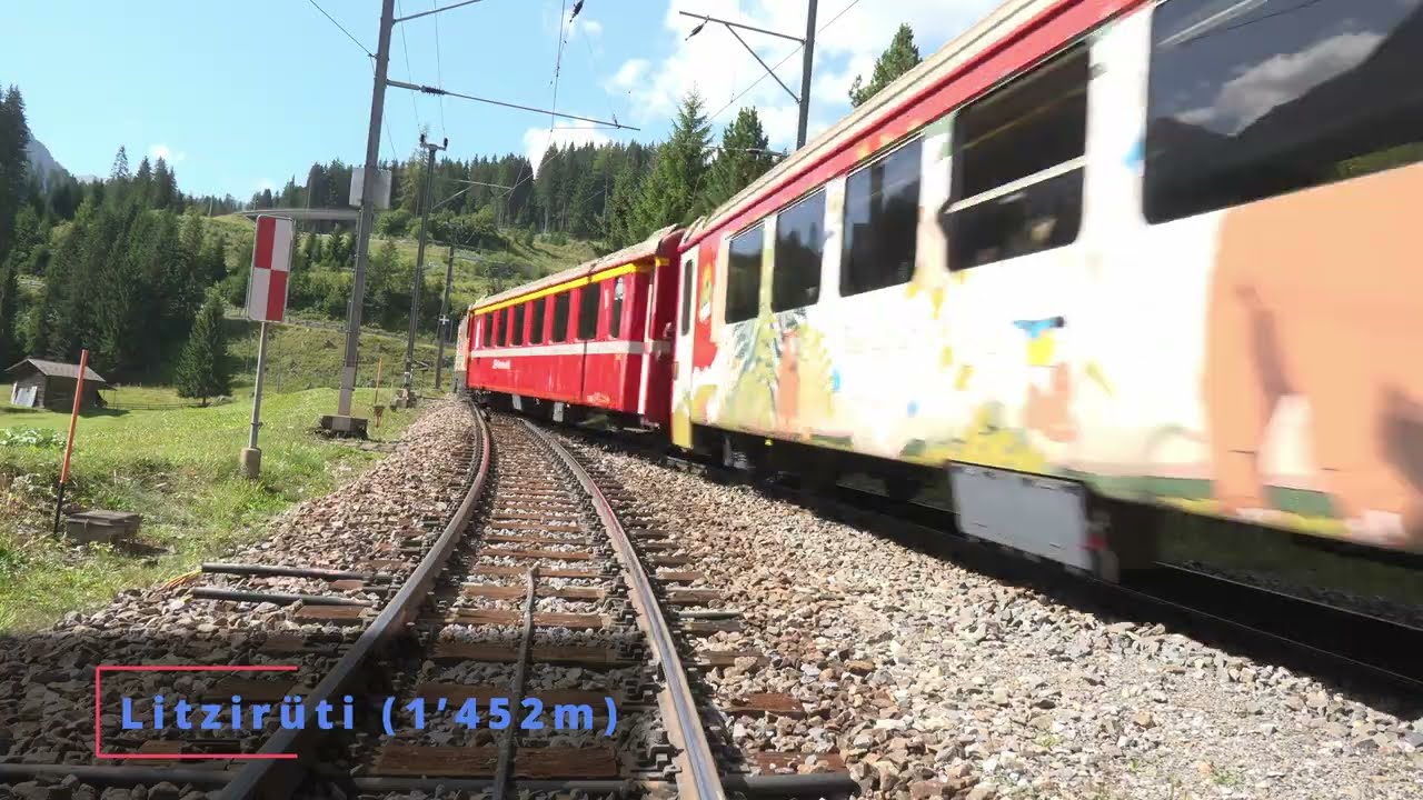 Die Rhätische Bahn von Chur nach Arosa - 15. August 2025