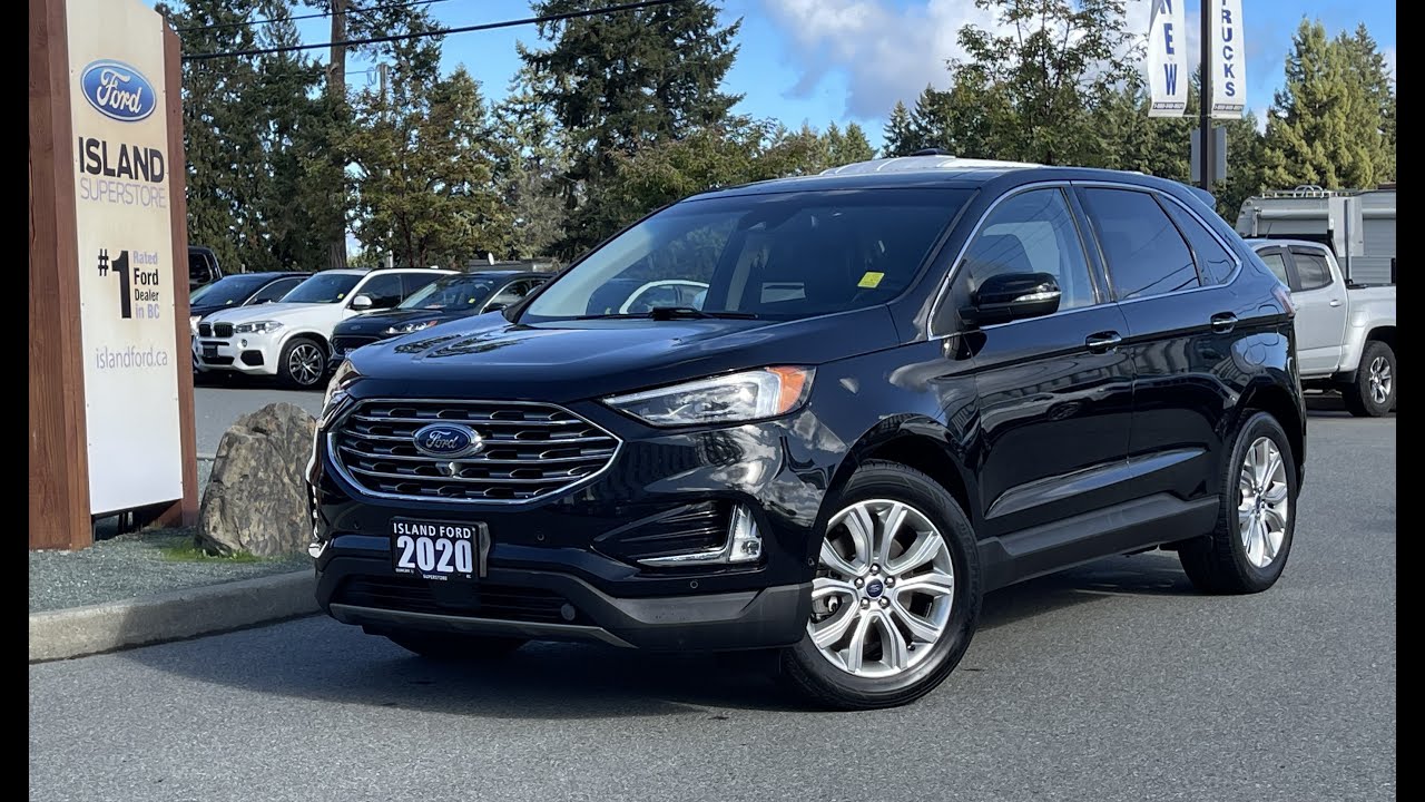 2020 Ford Edge Titanium + Moonroof, NAV, AWD Review | Island Ford