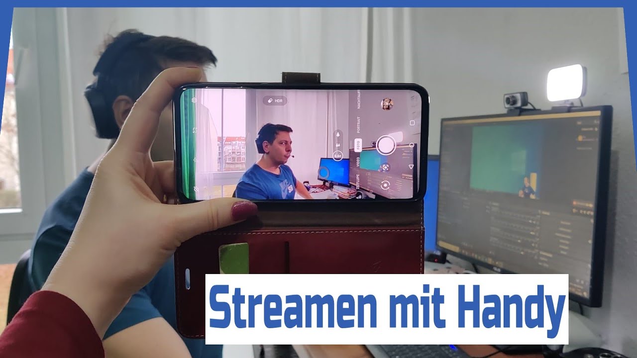 mit Smartphone STREAMEN &uuml;ber OBS als WEBCAM | Techquickie