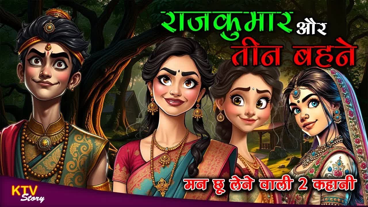 राजकुमार और तीन बहने, 2 हिंदी कहानी, RAJKUMAR AUR TEEN RAJKUMARI, MORAL STORY