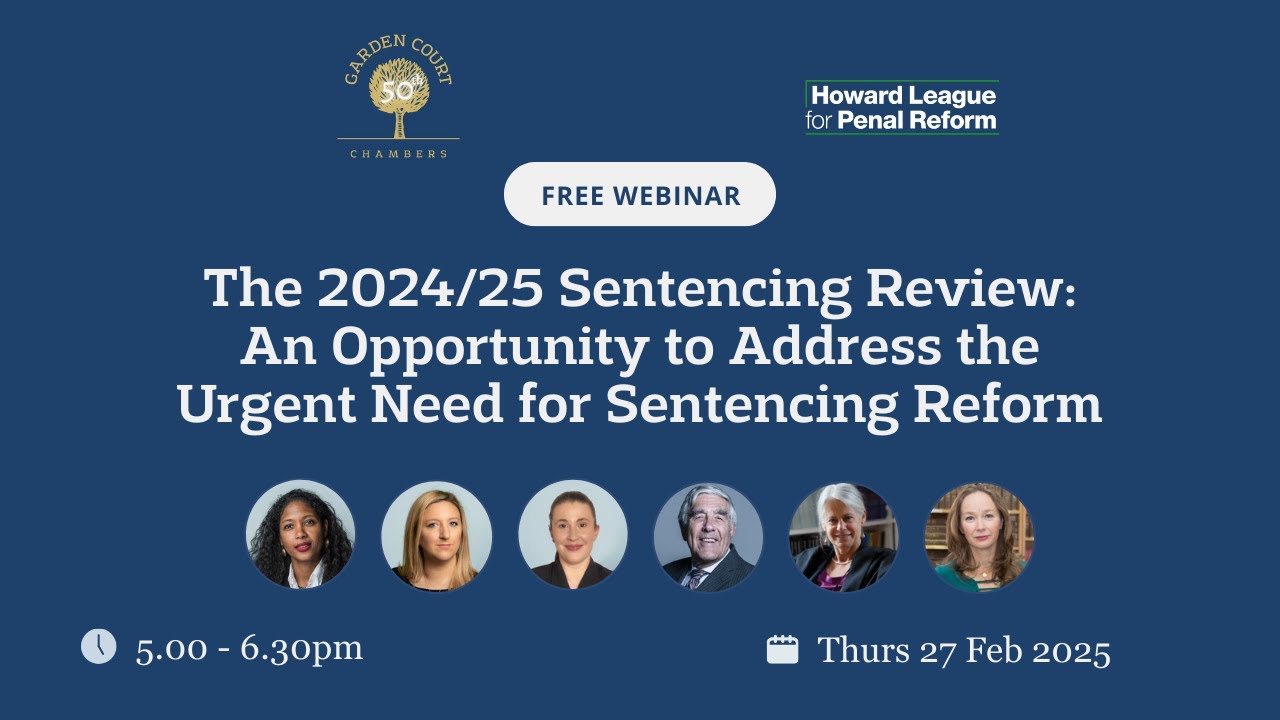 The 2024/25 Sentencing Review - 27 Feb 2025