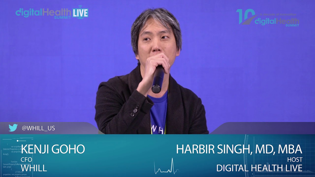 Interview Kenji Goho/Whill - Digital Health Summit Live Studio - 
