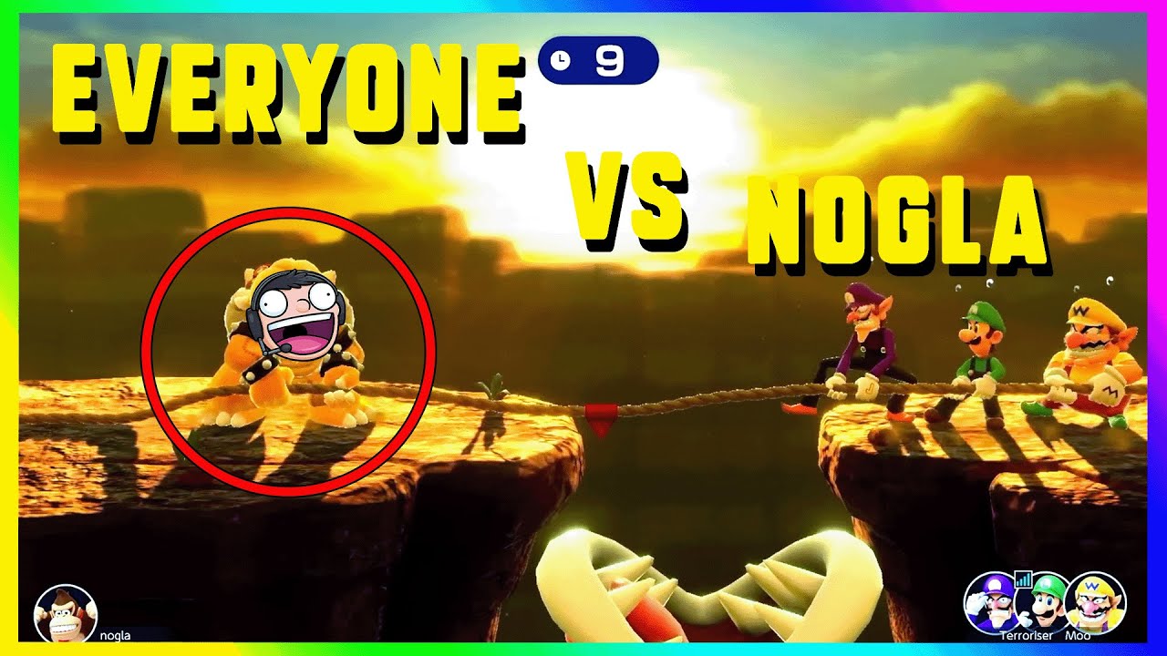 Mario Party but every clip gets worse for Nogla (VanossGaming Compilation)