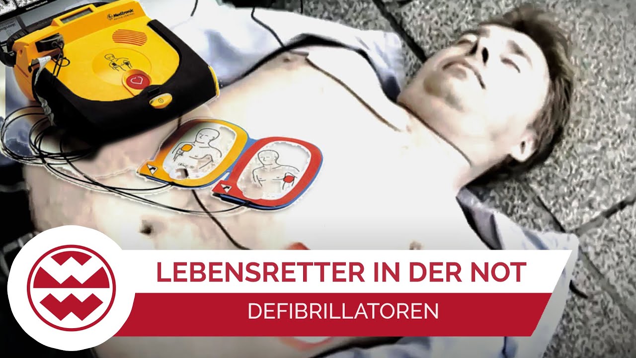 Herzinfarkt: so benutzt man einen Defibrillator! | Welt der Wunder