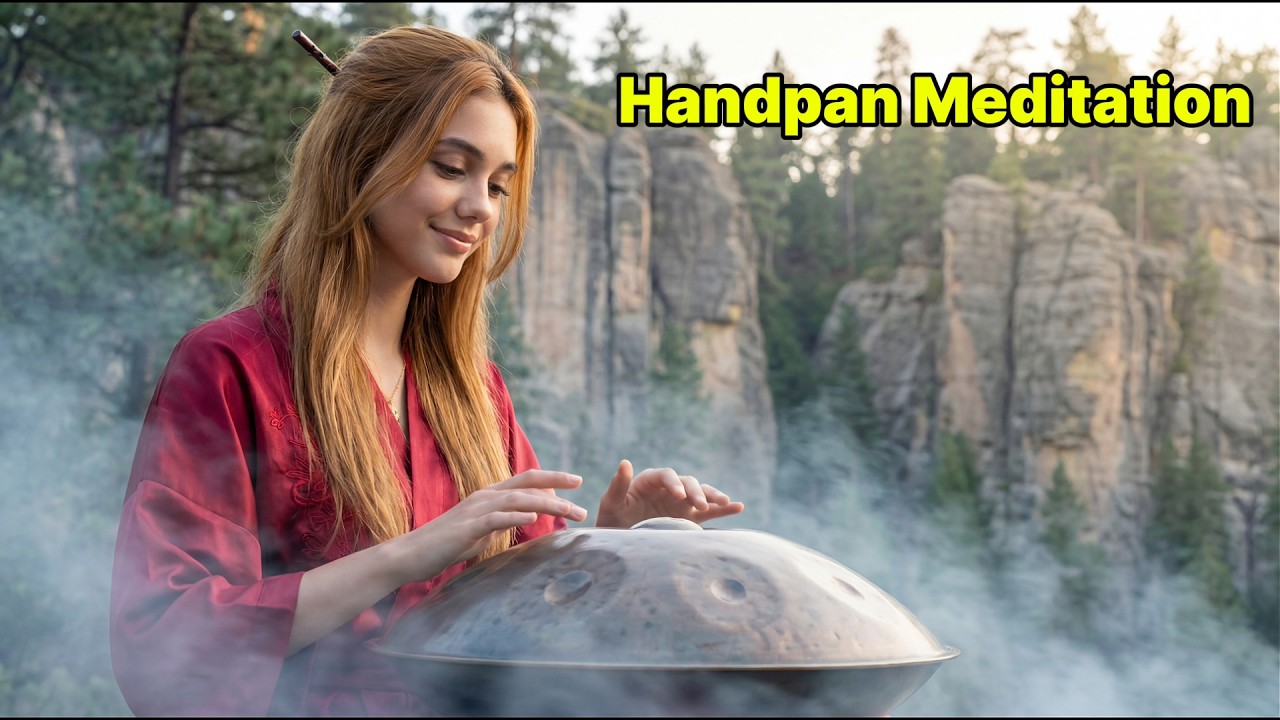 ⛰️  Taoist Calm & Cloud Meditation | 1 Hour Handpan & Guzheng | Zhangjiajie Avatar Mountains