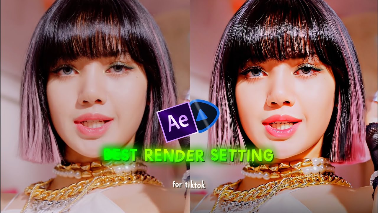 best render setting for tiktok ; aftereffects | topaz