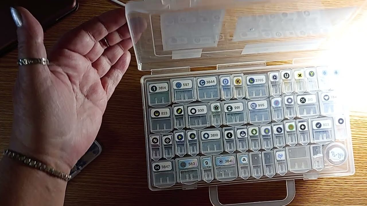 Diamond Painting. Tips for beginners.Storage boxes, trays.#diamondpainting #tips #storagebox #trays