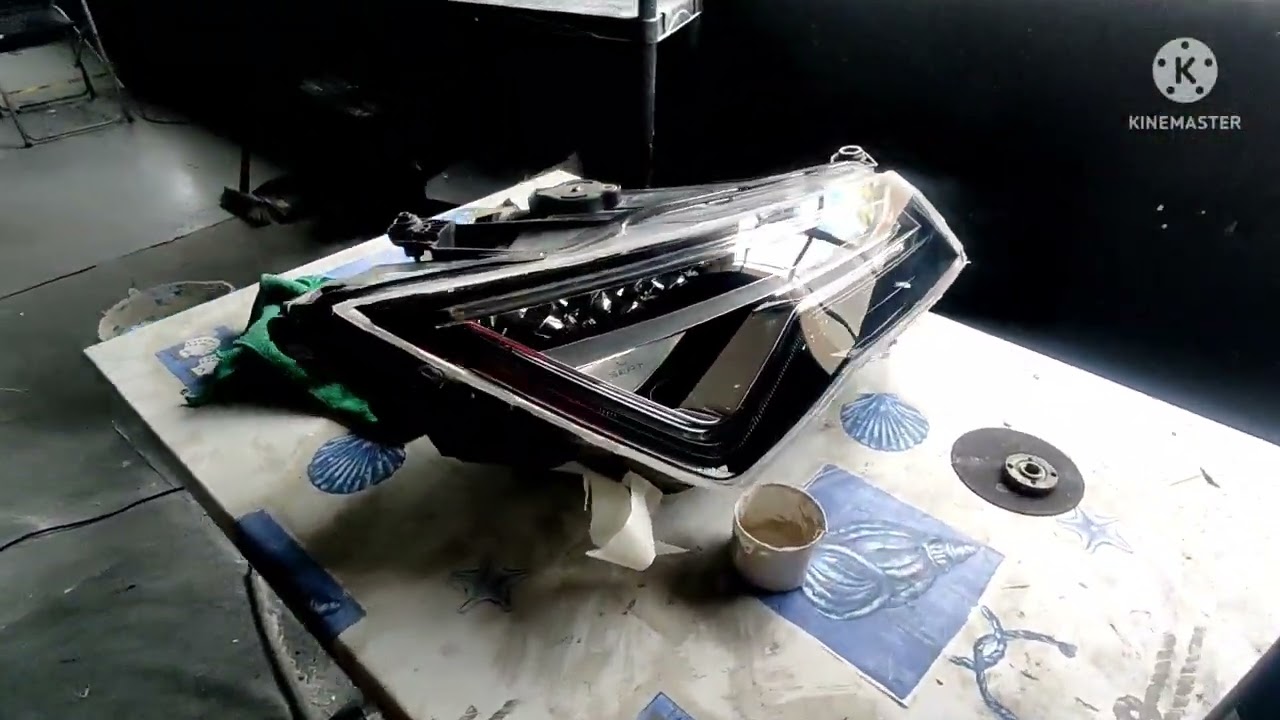 faros rotos reparación proceso y herramientas