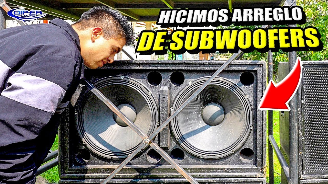 BAJOS POTENTES CON ESTA COLOCACION QUE LE HICIMOS A SONIDO ARCHIE!
