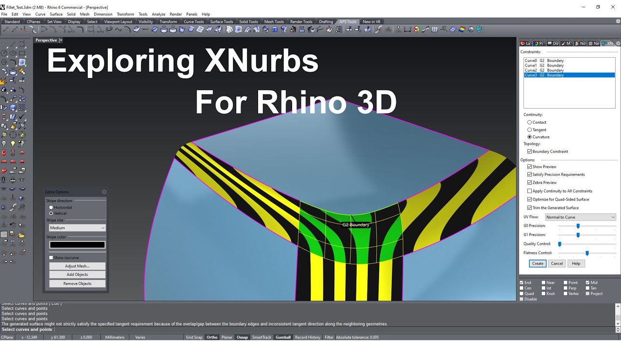 Exploring XNurbs for Rhino 3D