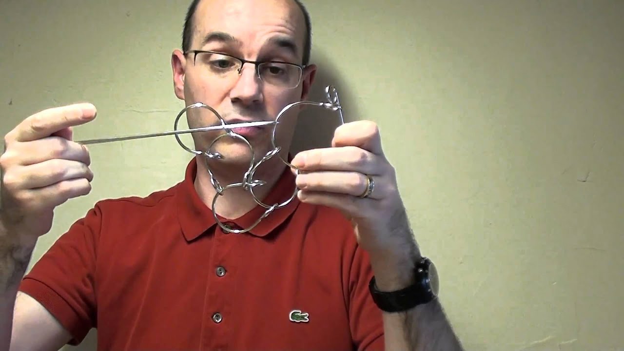 Baguenaudier Chinese Rings Desperado Centipede puzzles solution and tutorial part 3