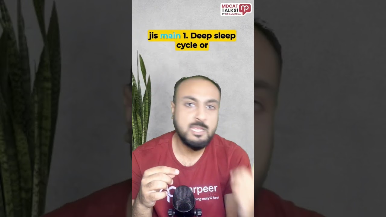 Mastering MDCAT 2023! The Importance of Sleeping on Time #mdcat