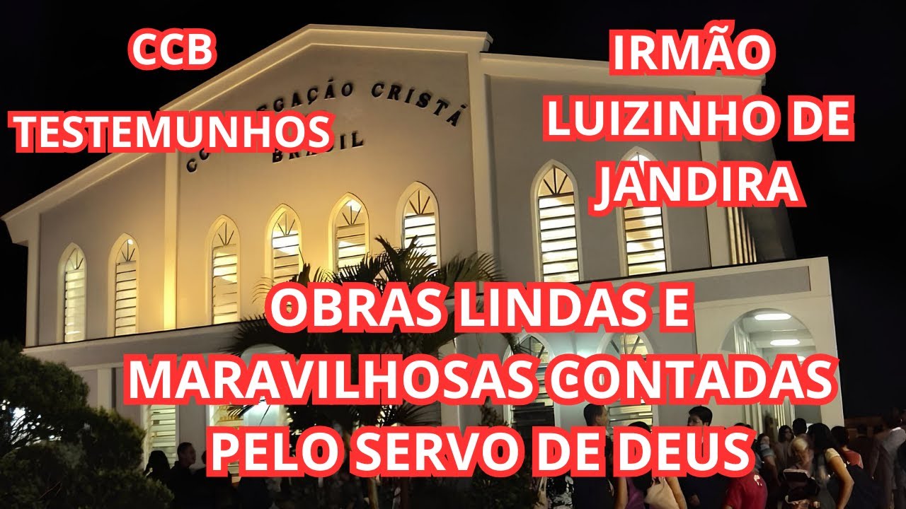 TESTEMUNHO GLORIOSO IRMÃO LUIZINHO  DO  INFANTES GARDEN JANDIRA. OUÇA NA COMUNHÃO.
