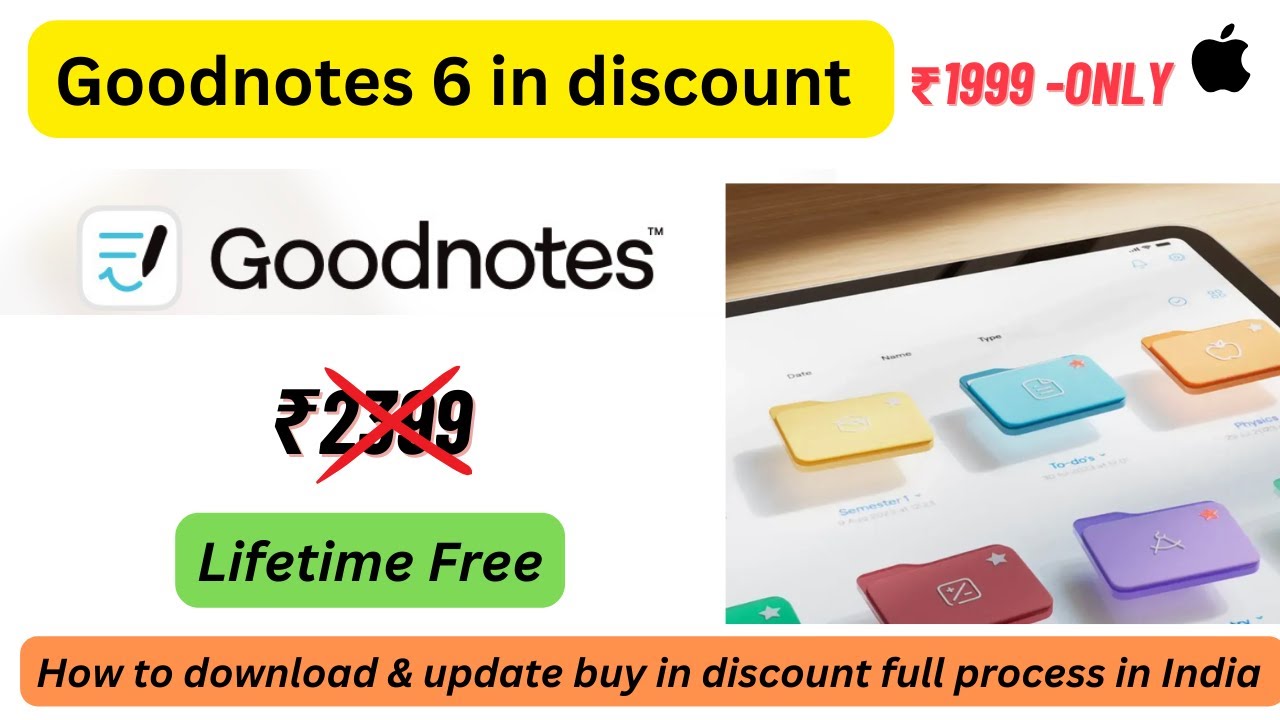 How to buy Goodnotes 6 in discount full process 2023 || Goodnotes price in india #goodnotes