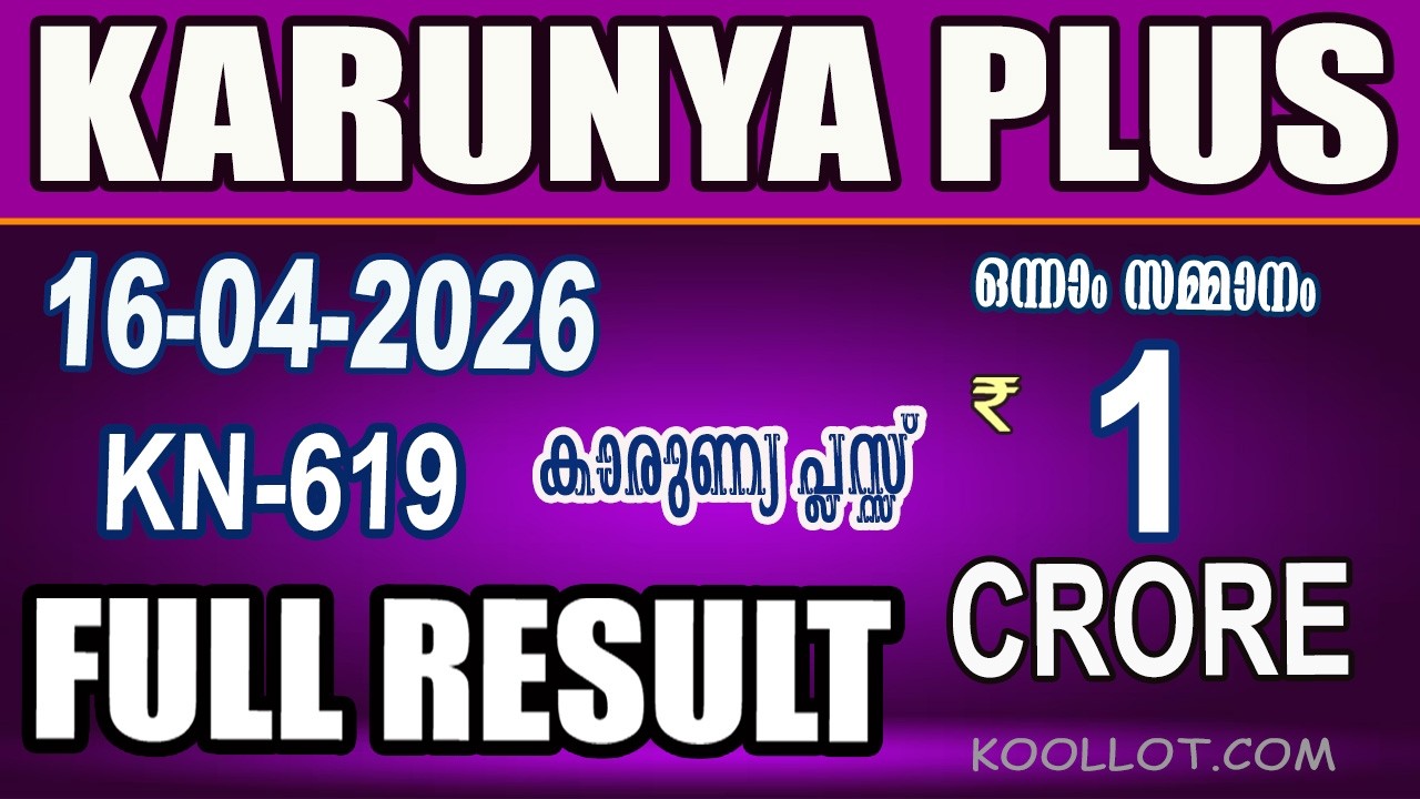 KERALA LOTTERY RESULT|FULL RESULT|karunya plus bhagyakuri KN619|Kerala Lottery ResultToday|todaylive