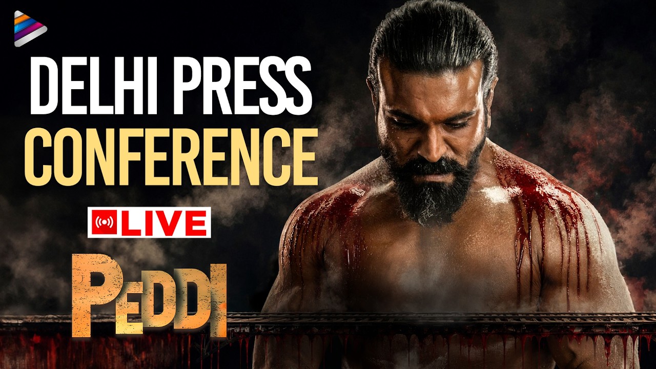PEDDI Delhi Press Conference LIVE | Ram Charan | Buchi Babu Sana | Janhvi Kapoor | A R Rahman