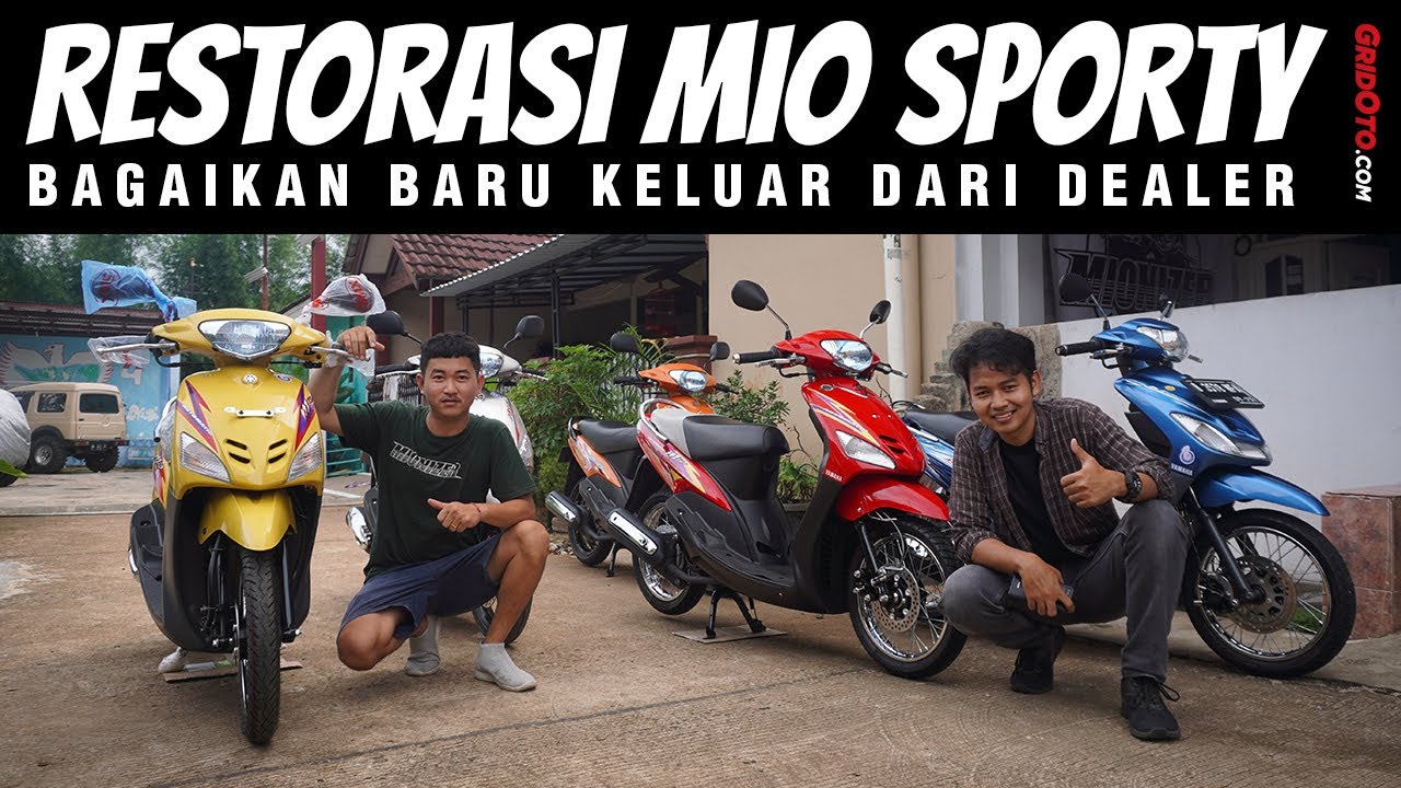 Grebek Mionizer, Bengkel Spesialis Restorasi Yamaha Mio Sporty