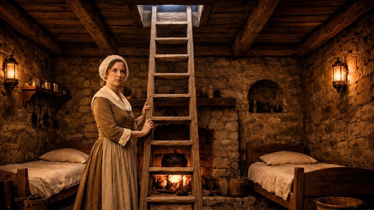 She Built a Hidden Room Beneath Her Cabin—Then the Worst Blizzard Proved Why