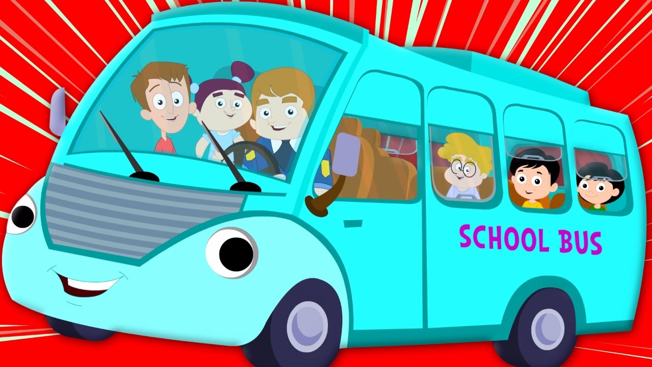wheels on the bus | nursery rhymes | kids songs | bus song | kids tv nursery rhymes for children