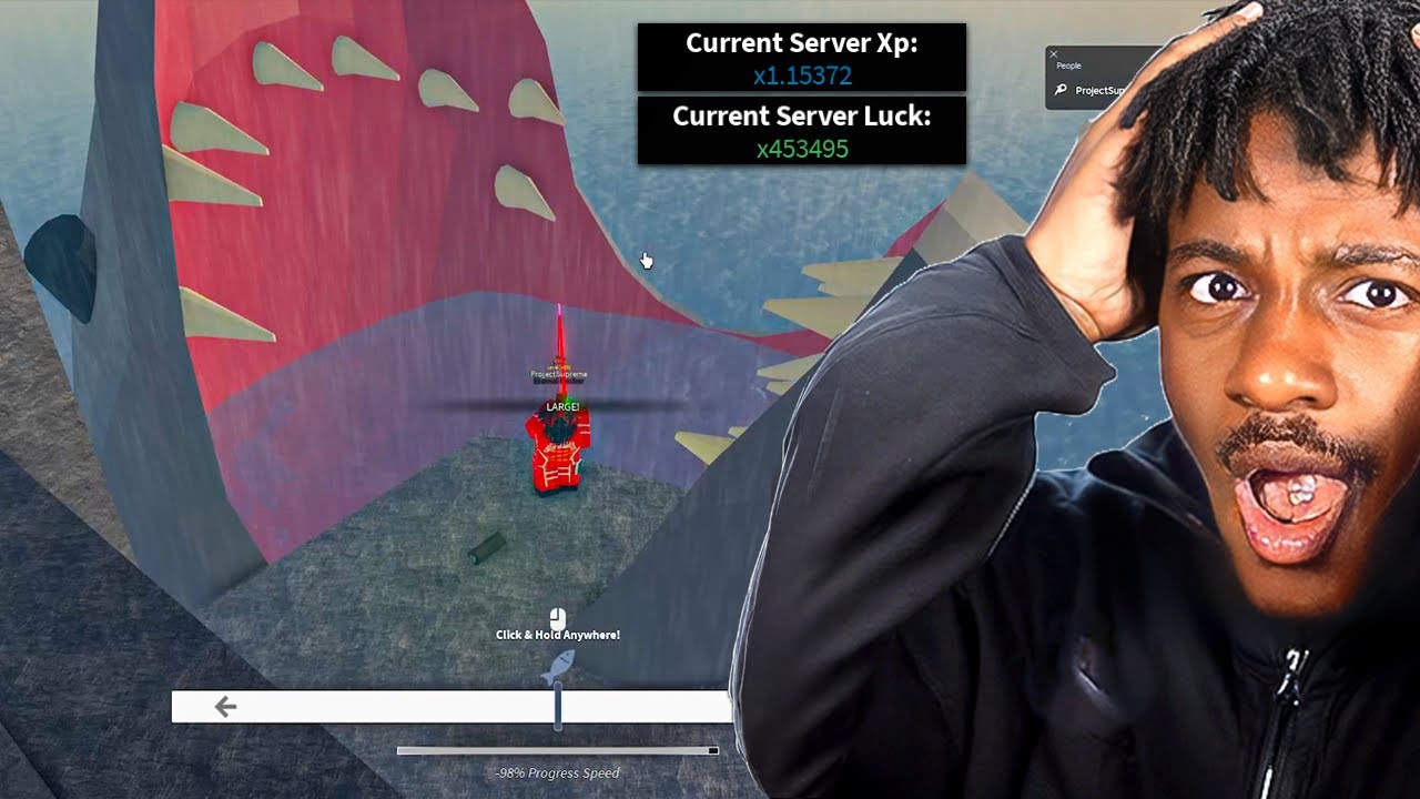 Я использовал DEVELOPER ROD во время ADMIN ABUSE в Roblox Fisch
