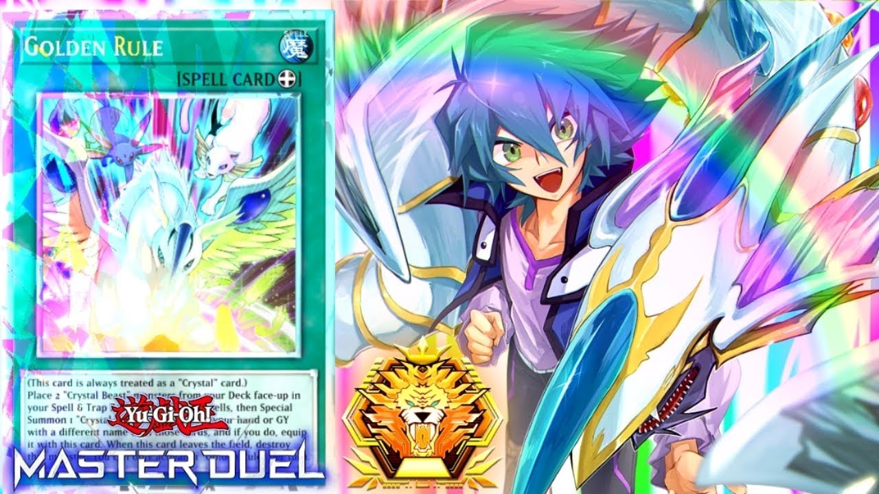 BEST DECK! Crystal Beast Master 1! - Yu-Gi-Oh! Master Duel SEASON 36 🔥 feat. @andyz0507