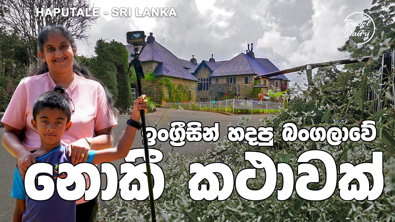 ඇයි හදල තියෙන්නේ ? | 100% imported ? Adisham Bungalow Haputhale | Travel With Shala Vlog 36.12