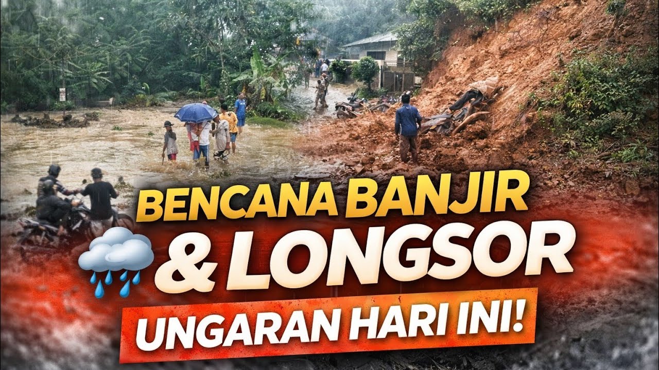 Bencana Banjir & Longsor🌧‼️Ungaran Hari Ini