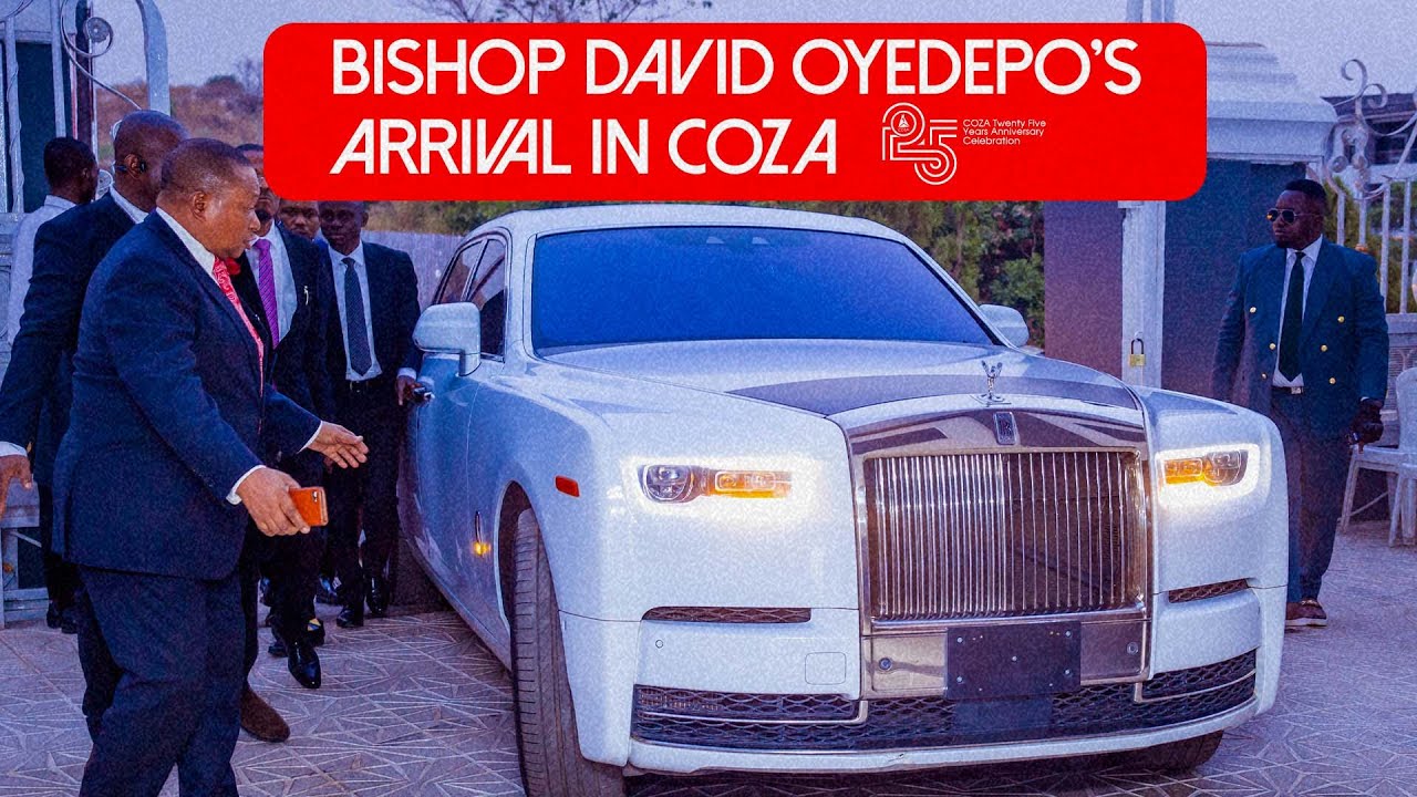 Bishop David Oyedepo's Arrival In COZA #COZA25thAnniversary