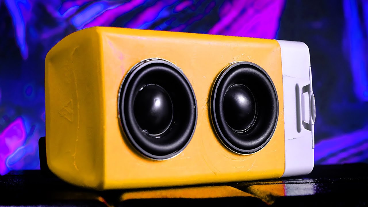 Bluetooth speaker from recycled materials - DIY