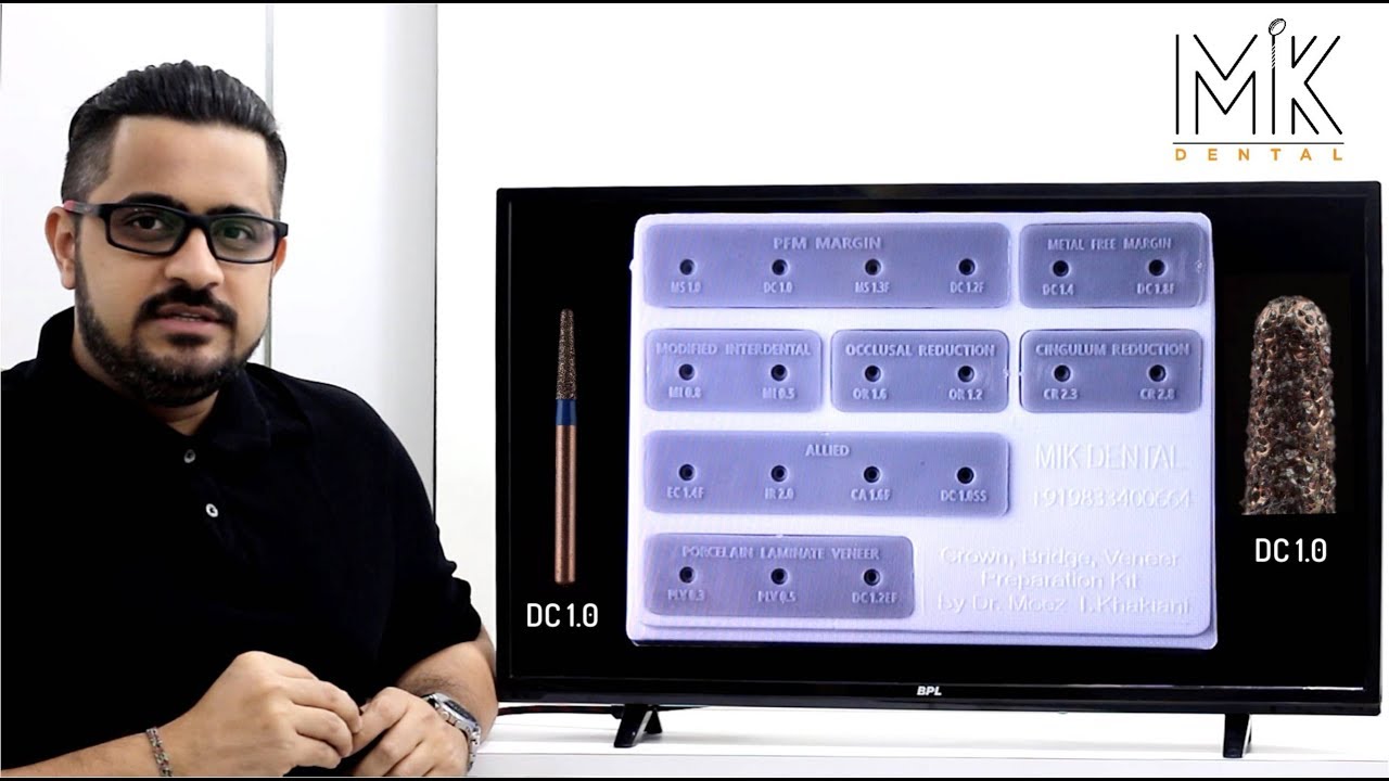 Advanced Crown, Bridge, Veneer Preparation Kit by MIK Dental