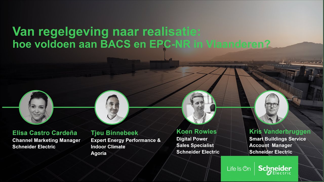 Webinar: hoe voldoen aan BACS en EPC NR in Vlaanderen?