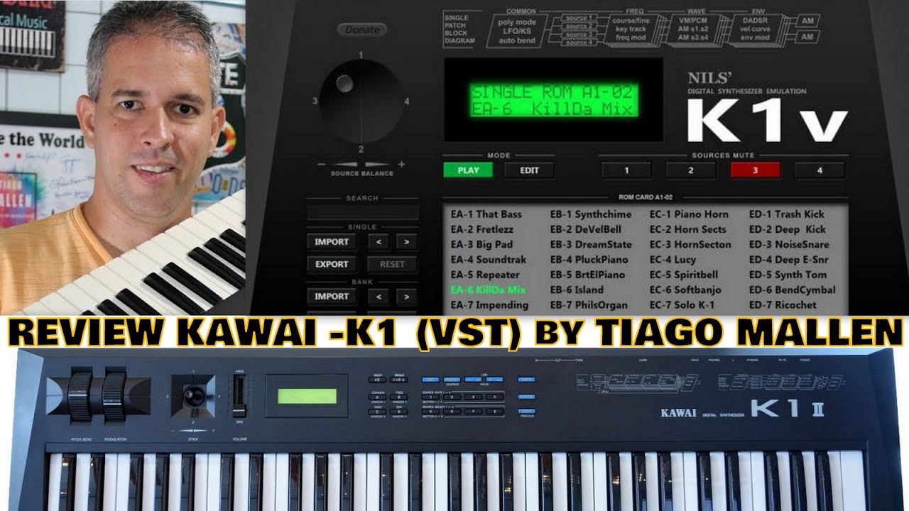 KAWAI K1 (VST) - K1v (1988)  -  #NilsSchneider #plugin #VST